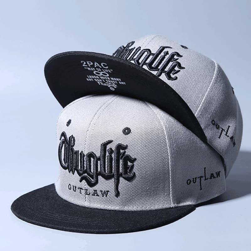 Topi lelaki Boné Masculino Snapback 2PAC thugLife Esporte Ao Ar Livre Estilo Moda Novo De Beisebol Bordado De Algodão