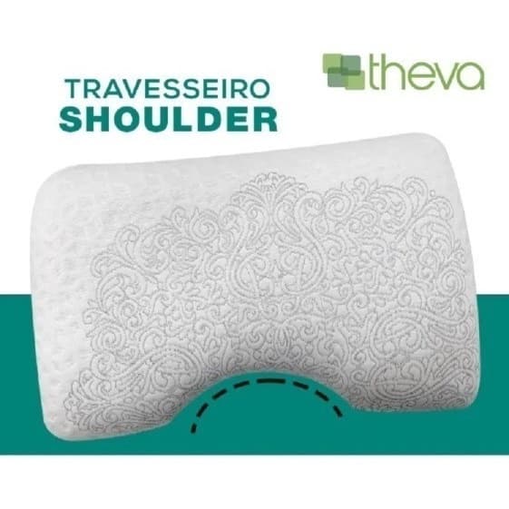 Travesseiro Anatômico Shoulder Viscoelástico Copespuma Theva