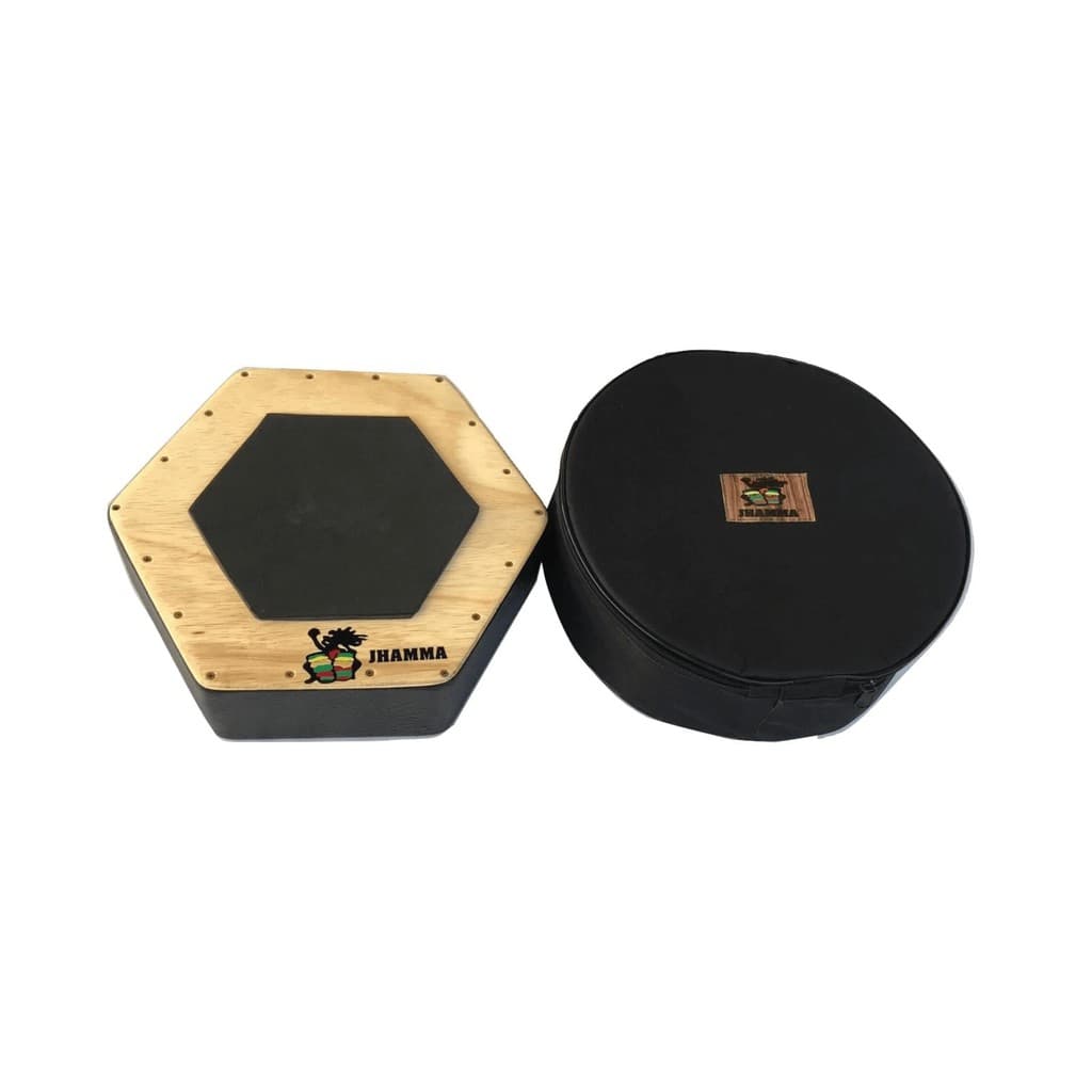 Caixa Cajón Jhamma Percussões Black + Bag de Transporte