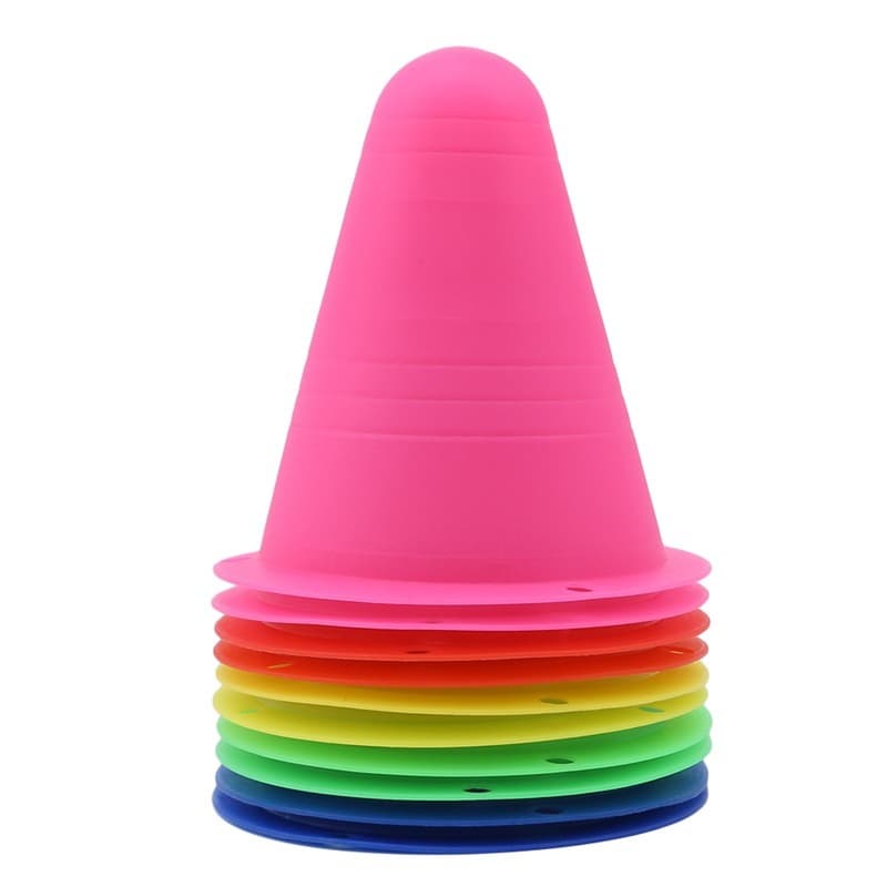 10 Pçs Patinação Skate Marca CupSoccer Futebol Rugby Velocidade Equipamento De Treinamento Espaço Marcador Cones Slalom