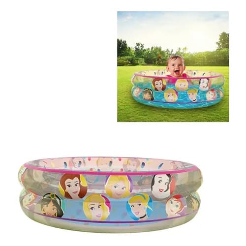 Piscina Inflável Infantil Princesas Disney 70L Etitoys DYIN-088 N