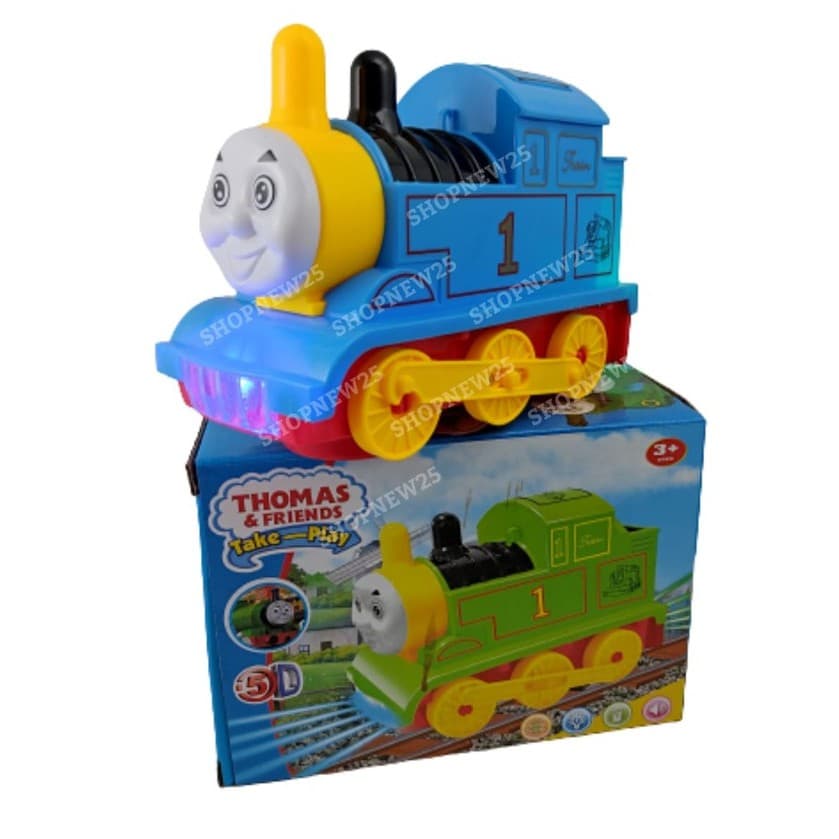 Brinquedo Trenzinho Locomotiva vai e volta Musical Luzes de Led Colorida