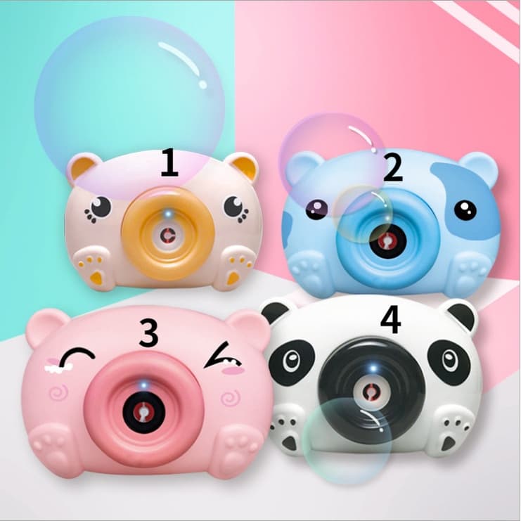 Máquina de bolhas elétricas Piggy Brinquedo Infantil Câmera totalmente automática para soprar bolhas Novos especiais da loja