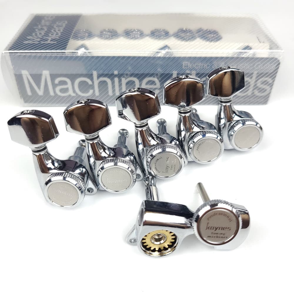 1 Conjunto De Acessórios De Afinadores Elétricos De Bloqueio Para Guitarra/Afinação De Cordas Croméis/DJ334 (Made in Korea)
