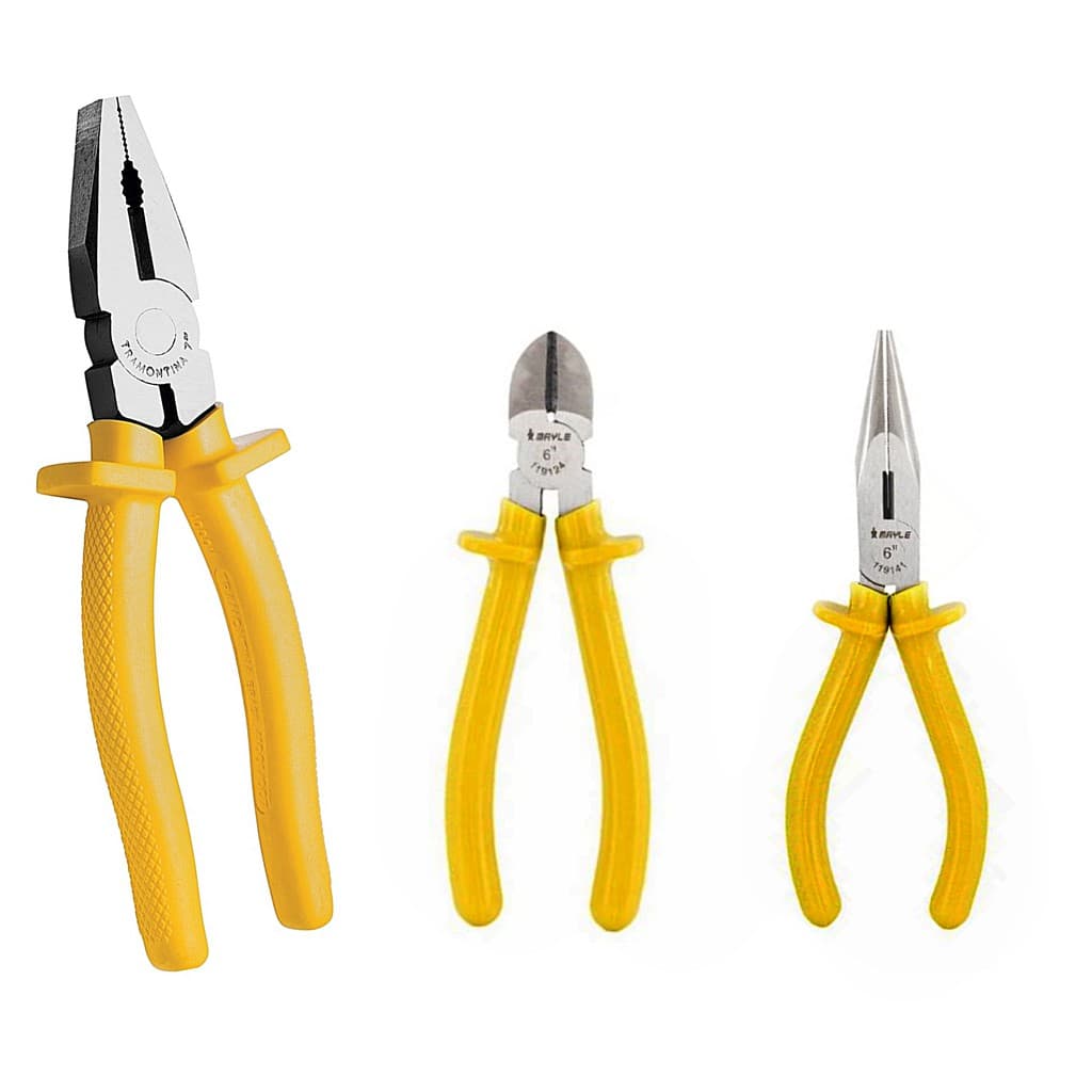 Kit Alicate Universal + Alicate De Bico + Alicate De Corte