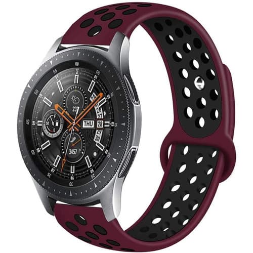 Pulseira Compatíveis C/ S3 - Watch 46mm Vinho/preto Nk