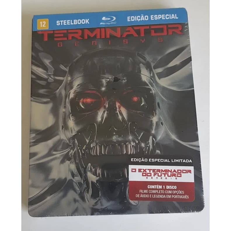 Exterminador Do Futuro Genesis Blu-ray Steelbook Lacrado