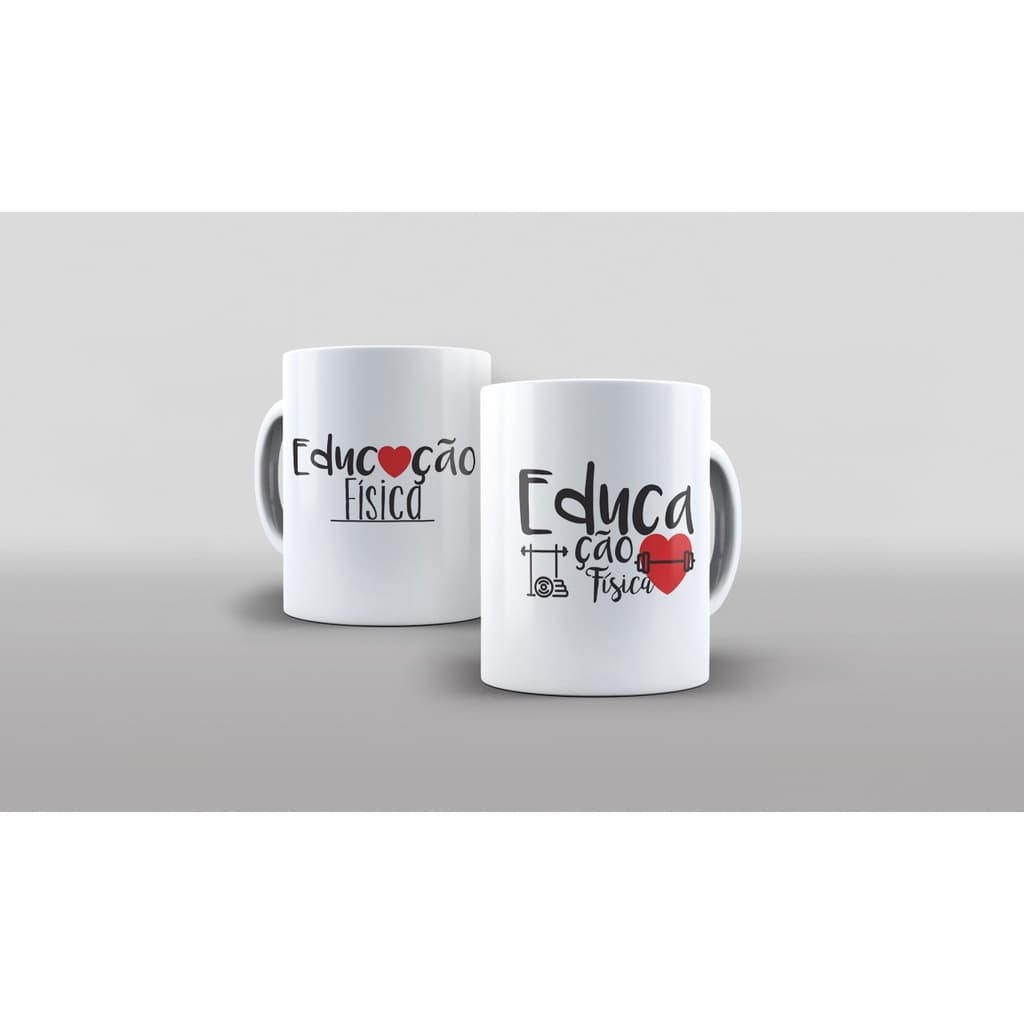 Caneca Profissão Educação Física - Presente - 325ml.