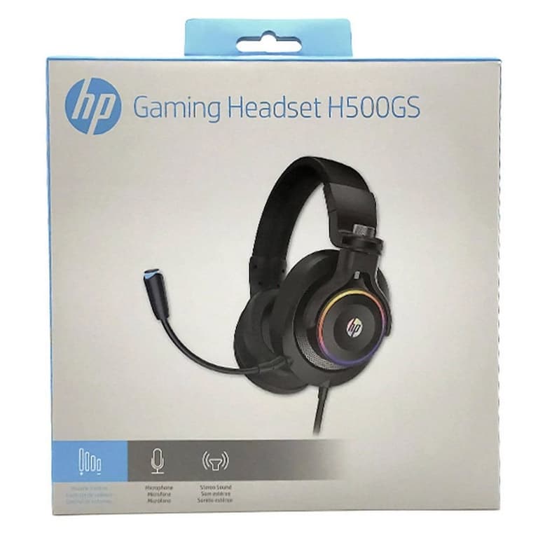 Headset Gamer USB H500gs 7.1 Preto HP Gamer -  Fone de ouvido