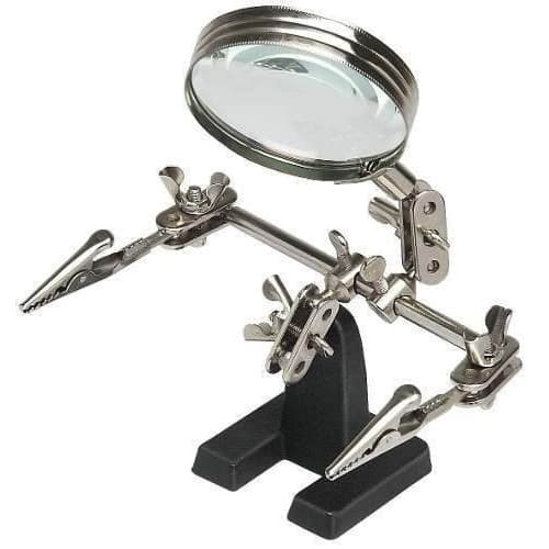 Lupa Com Garras Jacare Para Bancadas