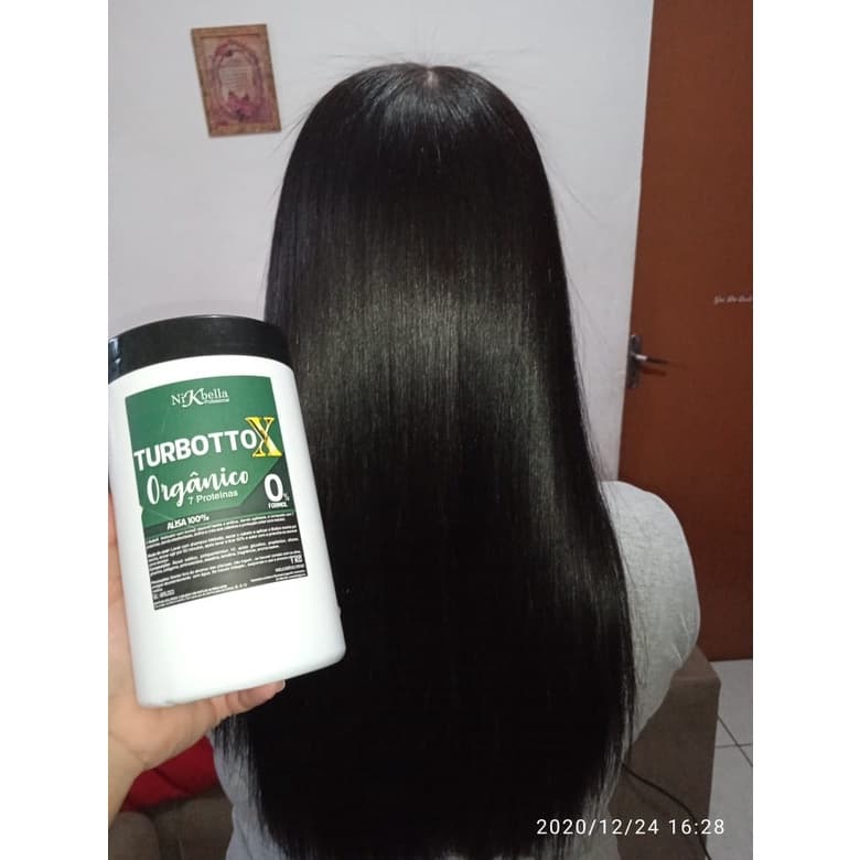 Bottox Sem Formol - Turbottox Orgânico - Alisamento Perfeito e Redução do Volume