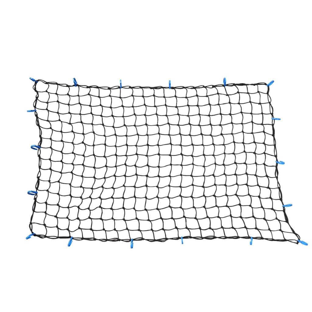 Rede p/ Caçamba Bagageiro 1,00 x 1,50m ARANHAFIX -18 Ganchos Nylon