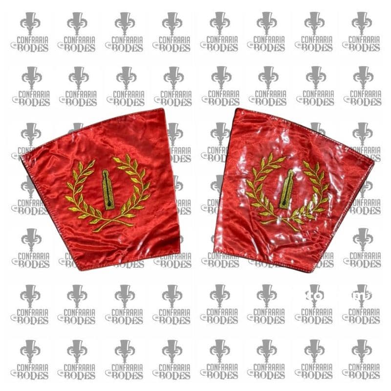 KIT DOIS PARES PUNHOS MAÇONARIA - PRIMEIRO E SEGUNDO VIGILANTE REAA COMAB