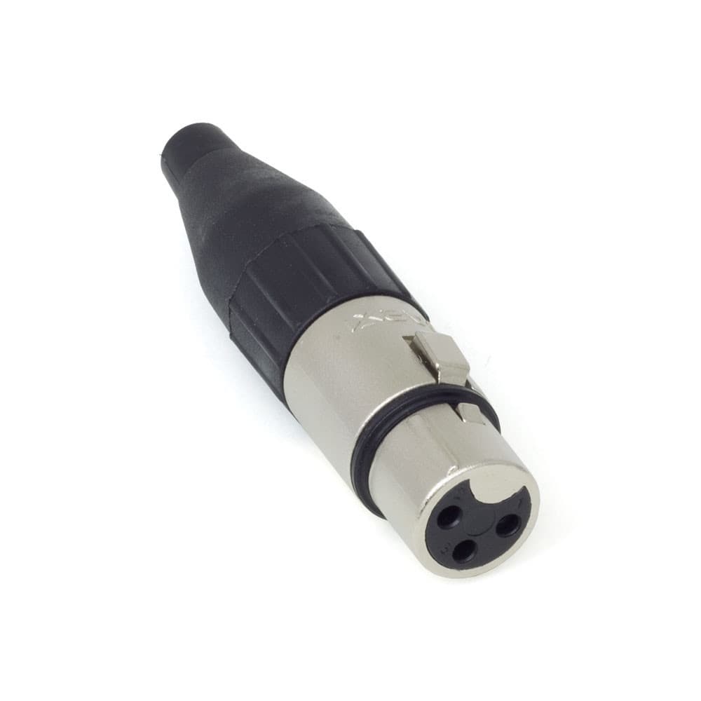 Conector XLR Fêmea Santo Angelo SA2X Niquelado