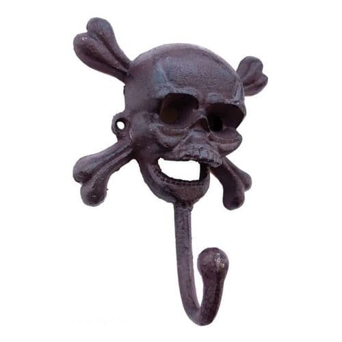 Cabideiro Em Metal Com 1 Gancho Caveira 13,3cm X 7cm X 16,2c cabide
