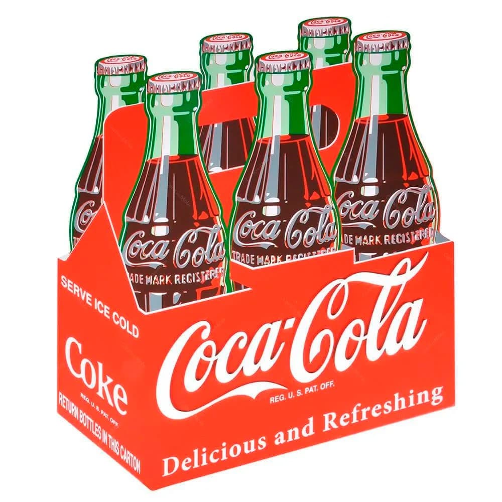 Placa Coca Cola Ice Cold Decorativa Produto Licenciado