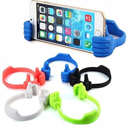 Suporte Mãozinha Celular Ok Stand De Mesa Flexível - Suporte Para Celular E Tablet Mãozinha Colorido - Ótima qualidade, excelente preço