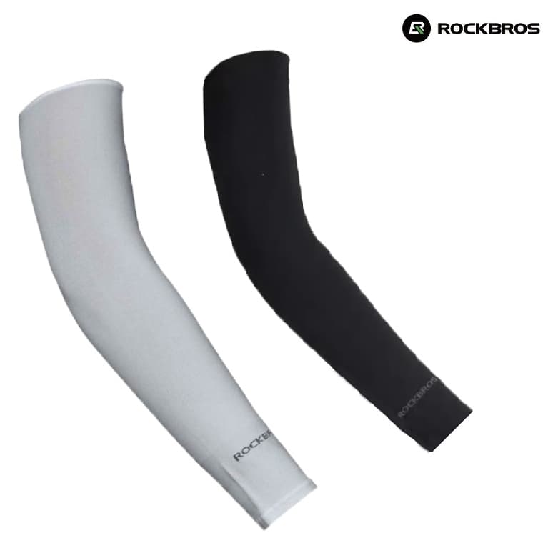 Manguitos Manga de Compressão Proteção Uv Ciclismo Esportes Corrida Unissex RockBros Xt9002