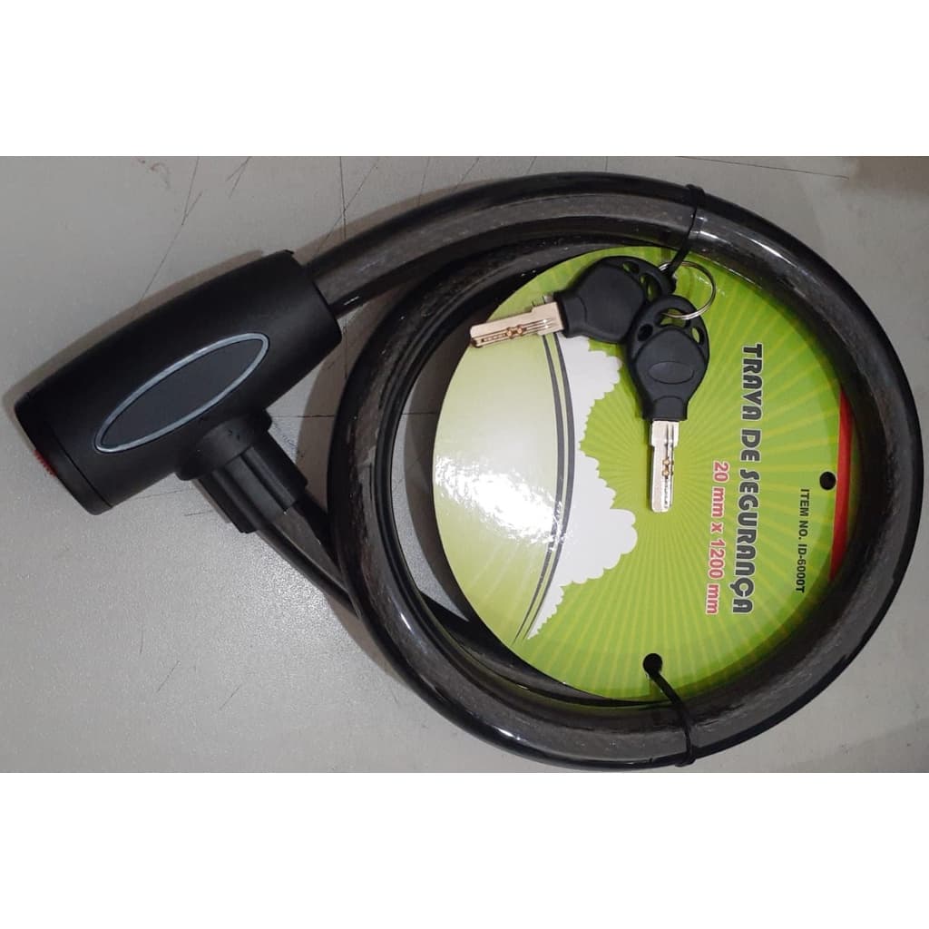 Cadeado 20mm x 1200mm p/ moto e bike