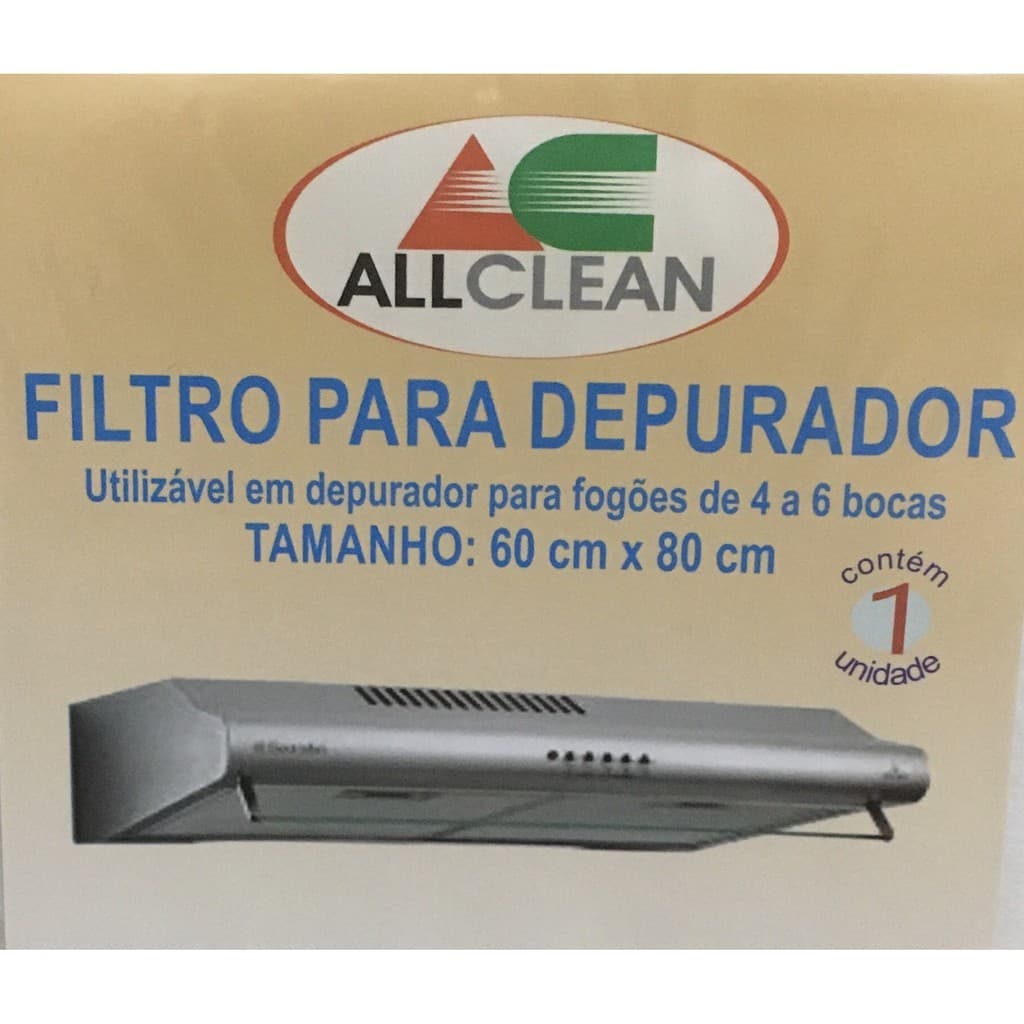 Filtro para Depurador/ Exaustor  Fogões de 4 a 6 bocas