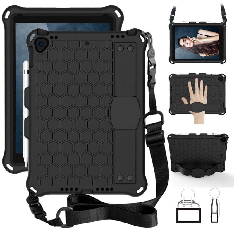Capa À Prova De Choque Com Alça De Ombro Para iPad Pro 11 2025 2024-2018 , Air 8/7/6/5/4/3/2 , 11o/10o/9o/8o/7o/6o/5o ,
