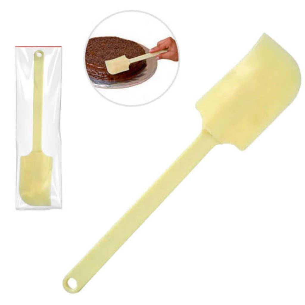1 Espátula De Silicone Pão Duro Raspa Sobras Grande 27cm Maxximo