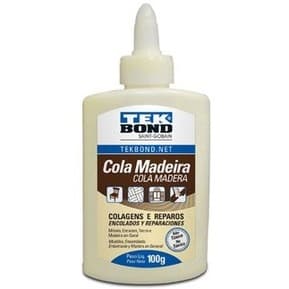 Cola TekBond Para Madeira Colagens e Reparos Não Tóxica 100g