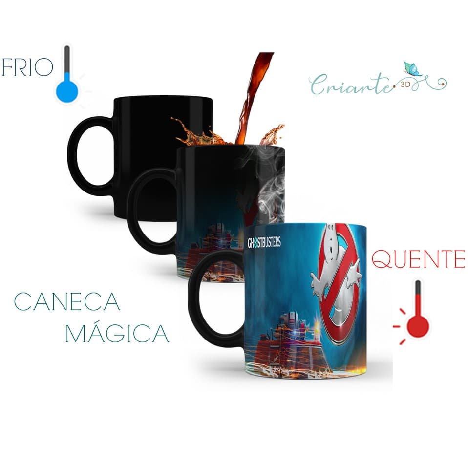 Caneca Porcelana Mágica Ghostbusters #05