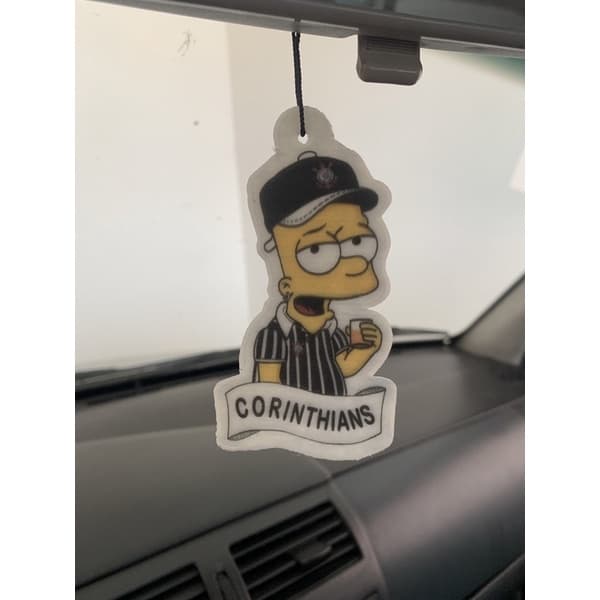 Aromatizantes Personalizados - Time Corinthians - Cheirinho de Carro - Pronta Entrega no Brasil - Tipo little trees