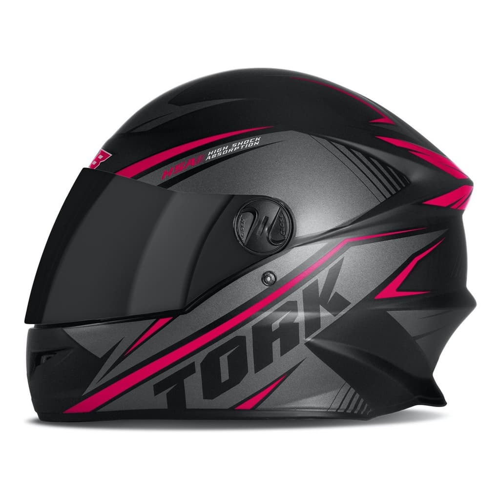 Capacete Rosa Fechado Moto Pro Tork R8 Pro Fosco Tamanho 60