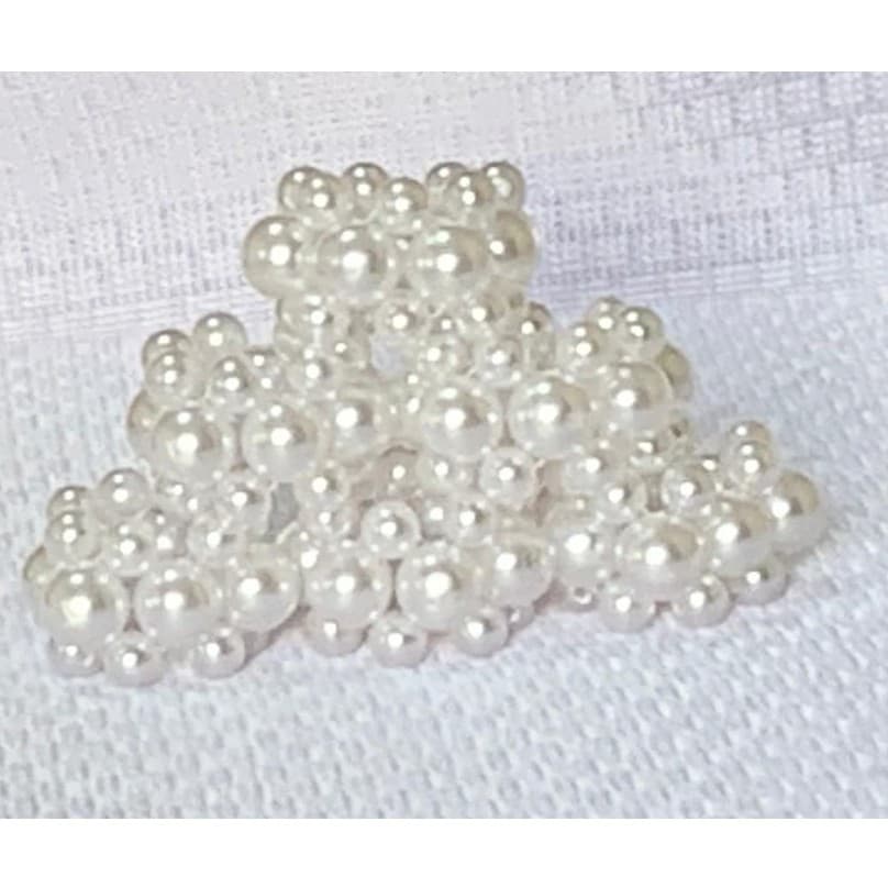 Prendedor De Guardanapo Pérolas Grande Em 3 Camadas Para Festa Buffet Casamento Luxo