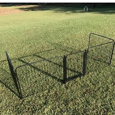 Cercado Cachorro Canil Pet Cães Coelhos 4/65 + Portão e Kit Fixador