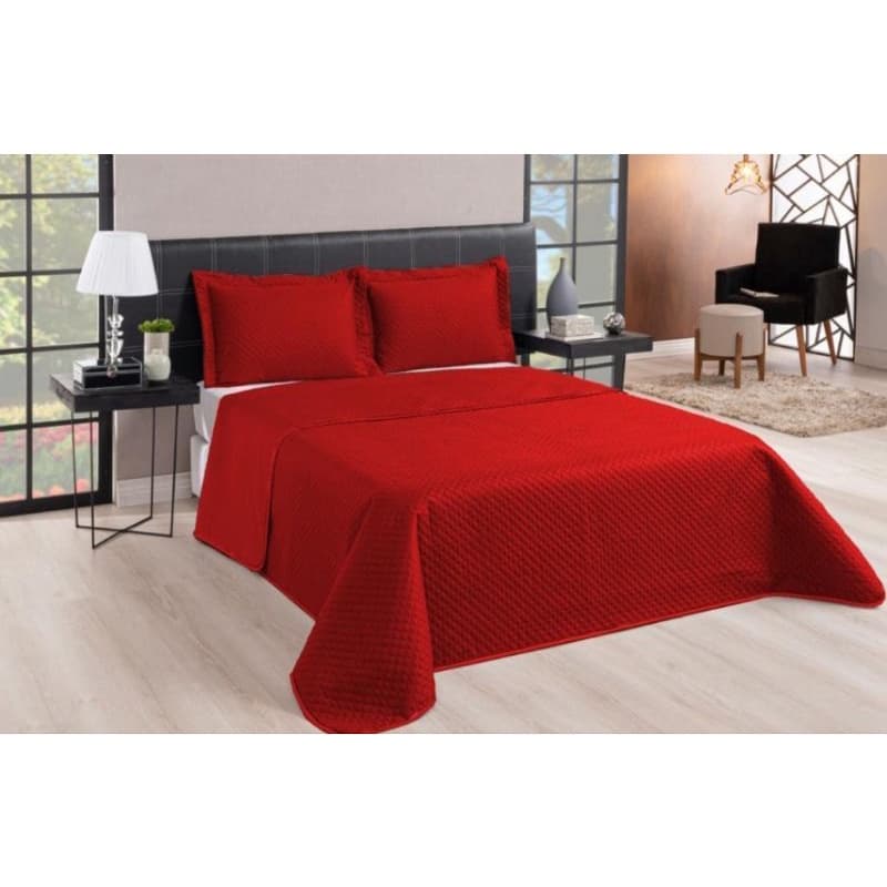 Cobre leito Queem dupla face matelado Com porta travesseiro  lindas cores(escolha a cor pelo chat)