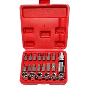 Jogo De Soquete Torx Macho E Femea Com 16 Peças Dm590