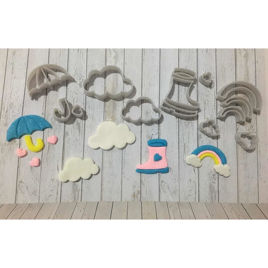 Kit Cortador Chuva De Bençãos 4,5 Cm