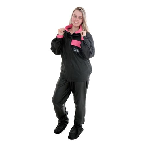 Capa Chuva Star Capas Feminino Motoqueiro Luxo Napa tamanho P