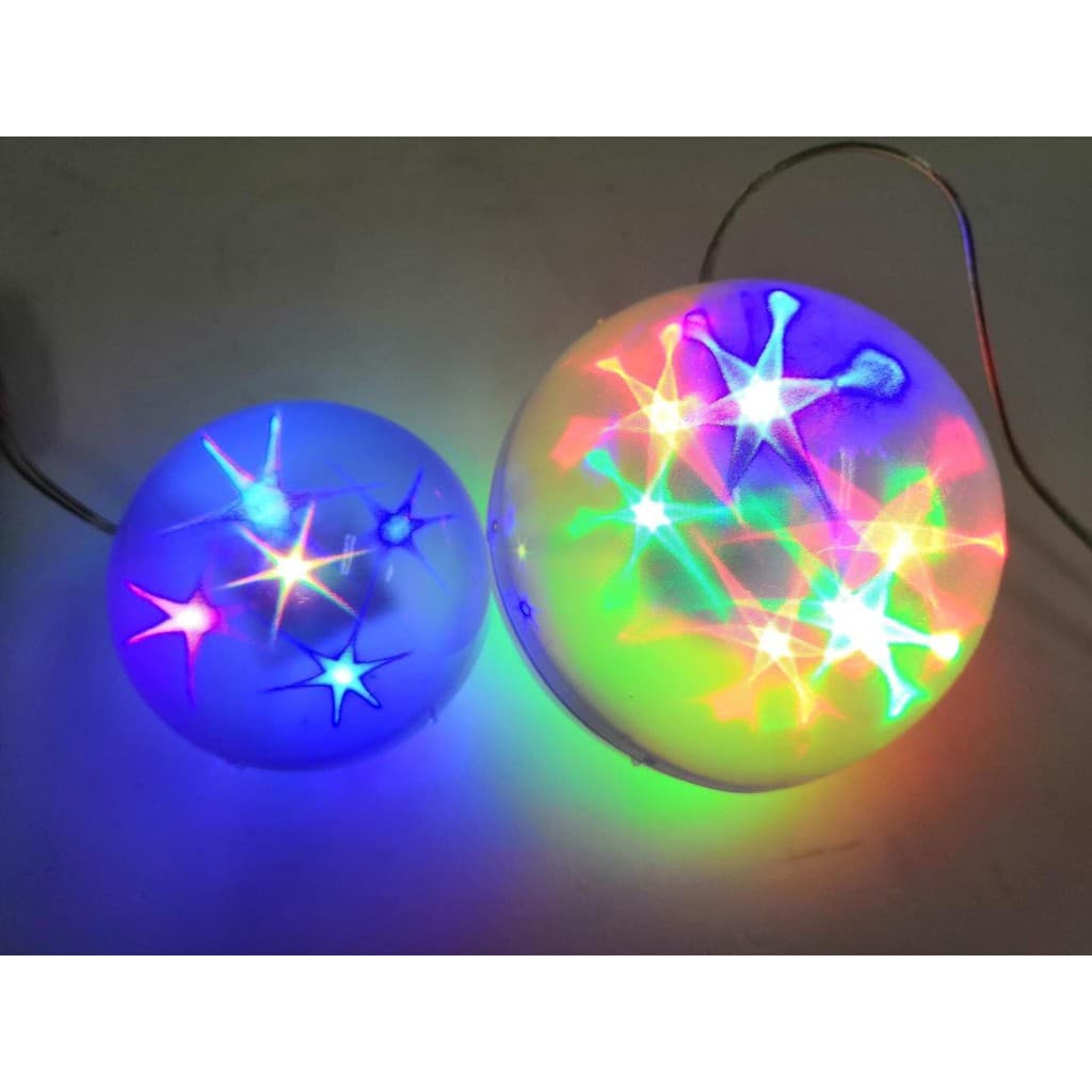 Enfeite Bola Led ( Natal ) ( 8 Cm / 10 Cm )