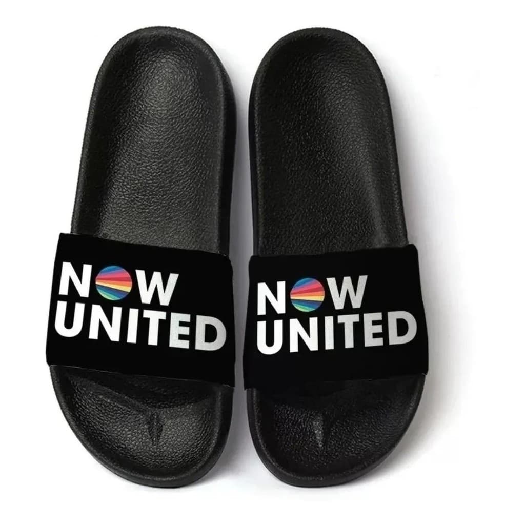 Chinelo Slide Now United Infantil 2021 Sandália Infantil Integrantes