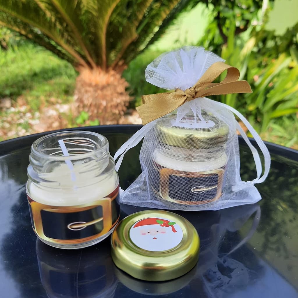 Mini vela Perfumada - Lembrancinha de Natal