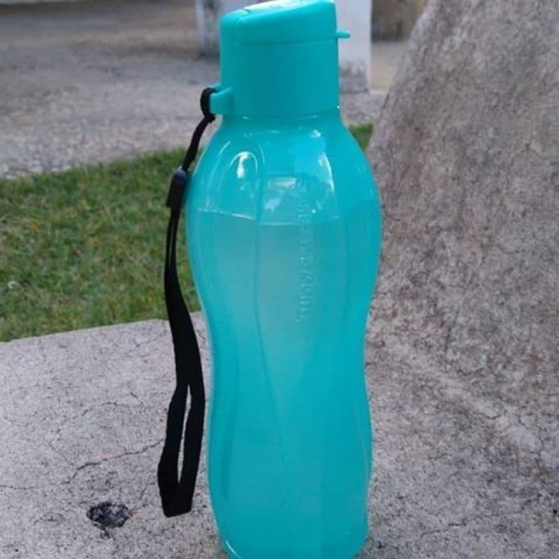 GARRAFA ECO TUPPER AZUL TROPICAL TUPPERWARE 500 ml