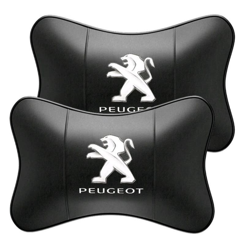 Almofada Encosto de Proteção Para Pescoço Banco de Carro Peugeot 2 Unidades