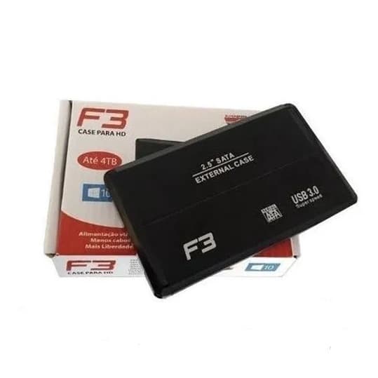Case Usb 3.0 Hd Sata 2.5 Gaveta Hd De Até 3tb Compatível