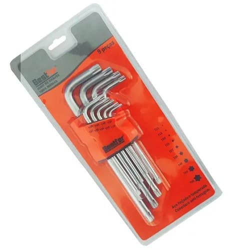 Jogo De Chave Torx Médias Com 9 Peças Bf1423 Bestfer