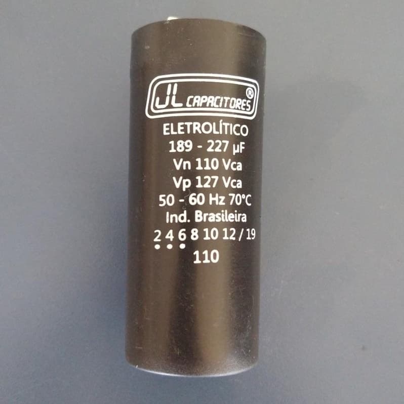Capacitor Eletrolítico 189-227uf 110v