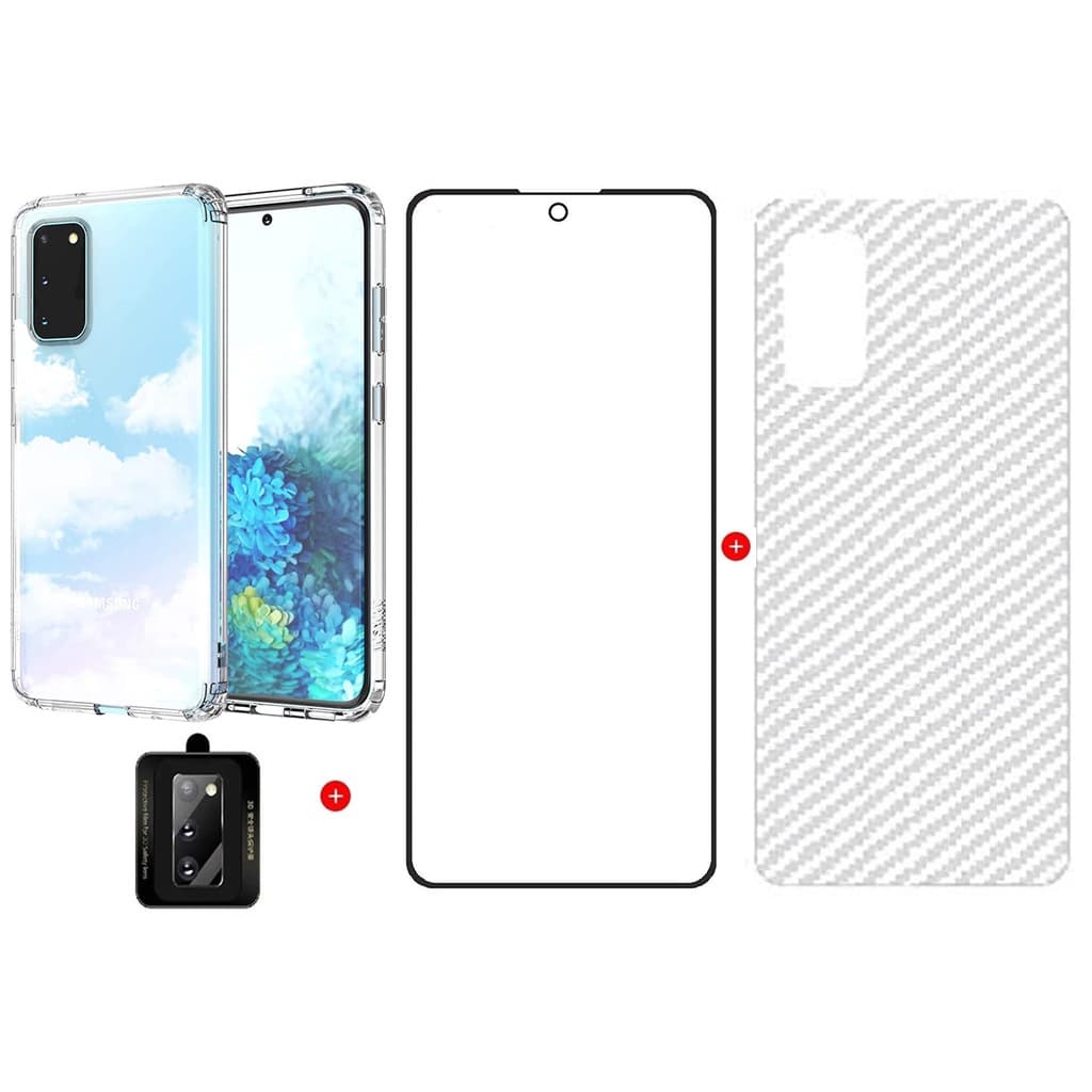 Capa  Capinha + Pelicula 3d + Pelicula  Camera + Pelicula Traseira Para Galaxy S20 Fe