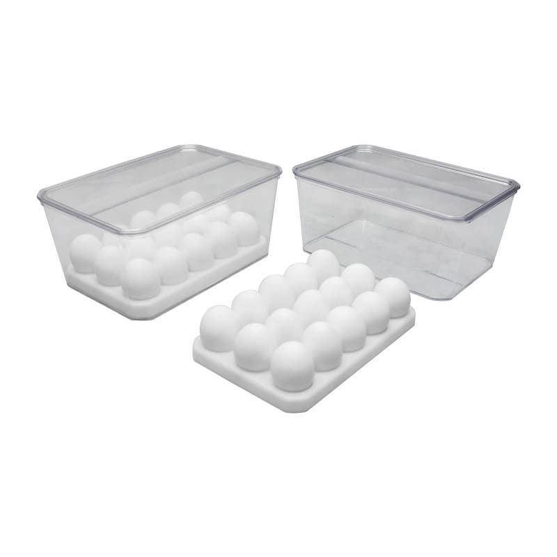 Porta Ovos Com Tampa Até 30 Ovos Organizador Geladeira