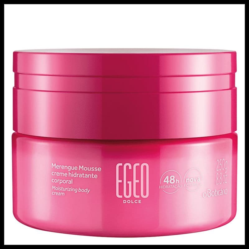 Mousse Hidratante Desodorante Corporal Egeo Dolce Merengue, 250g