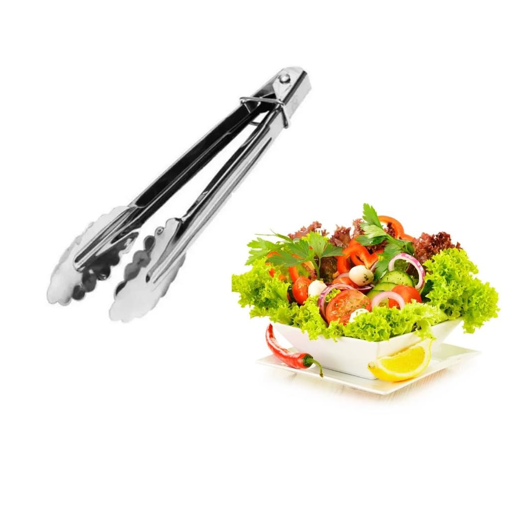pegador Cozinha Salada  Massas carne inox 33cm