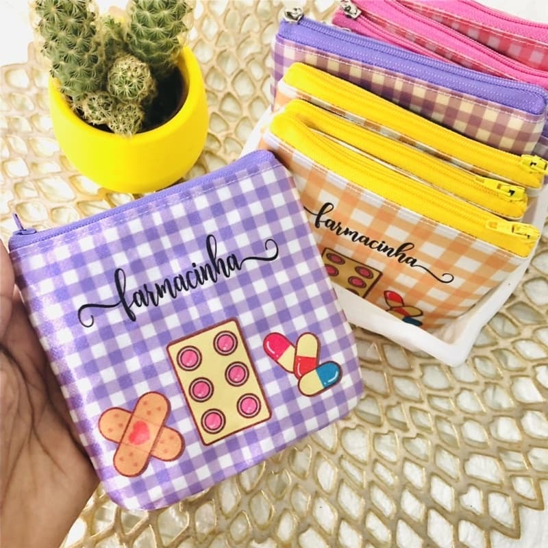 mini Necessaire farmacinha porta absorvente