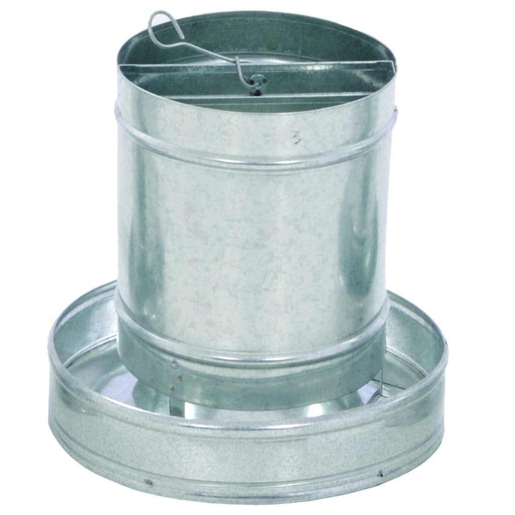 Comedouro Aves 05kg Automático Galvanizado Galinha Codorna